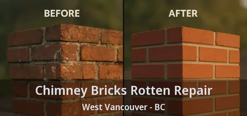 Chimney Bricks Rotten Repair West Vancouver - BC