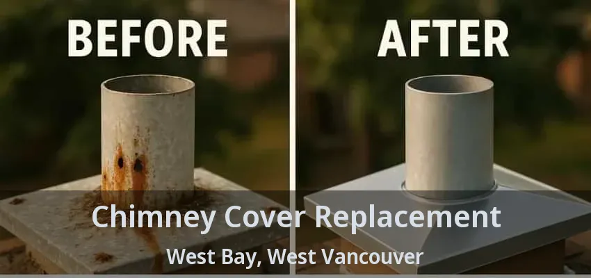 Chimney Cover Replacement West Bay, West Vancouver - BC