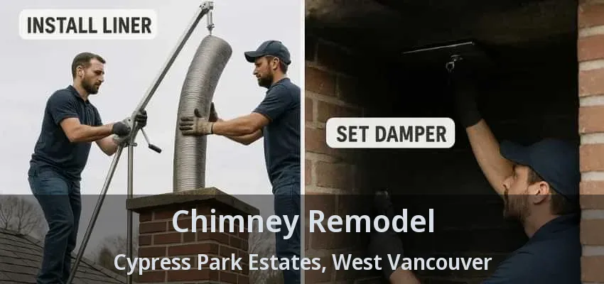Chimney Remodel Cypress Park Estates, West Vancouver - BC Chimney Remodel Cypress Park Estates, West Vancouver - BC