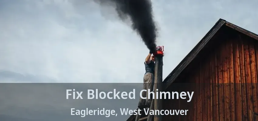 Fix Blocked Chimney Eagleridge, West Vancouver - BC