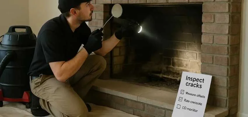 Fireplace Smoke Chamber Repair in West Vancouver